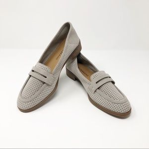 Lucky Brand Caylon Gray Suede Loafers